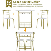 Thumbnail for 3-Piece Round Dining Table Set